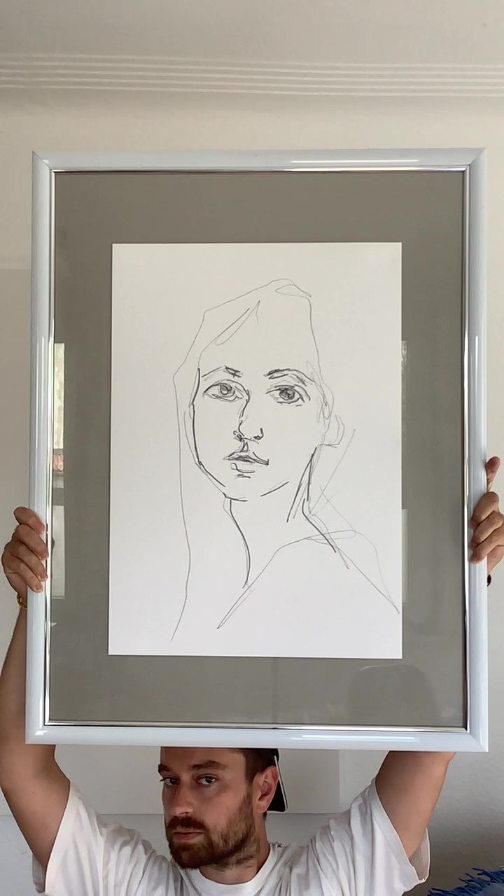 Juli 2023 Nr.3 - Portrait - 59cm x 42cm