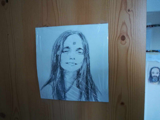 Anandamayi Ma, 2019 - 15cm x 15cm