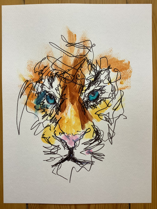 2023 Tiger Nr.4 - 32cm x 24cm