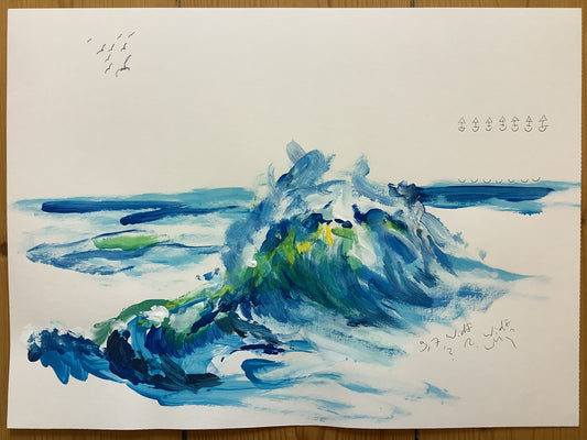 Welle 45, 2023 - 40cm x 29cm