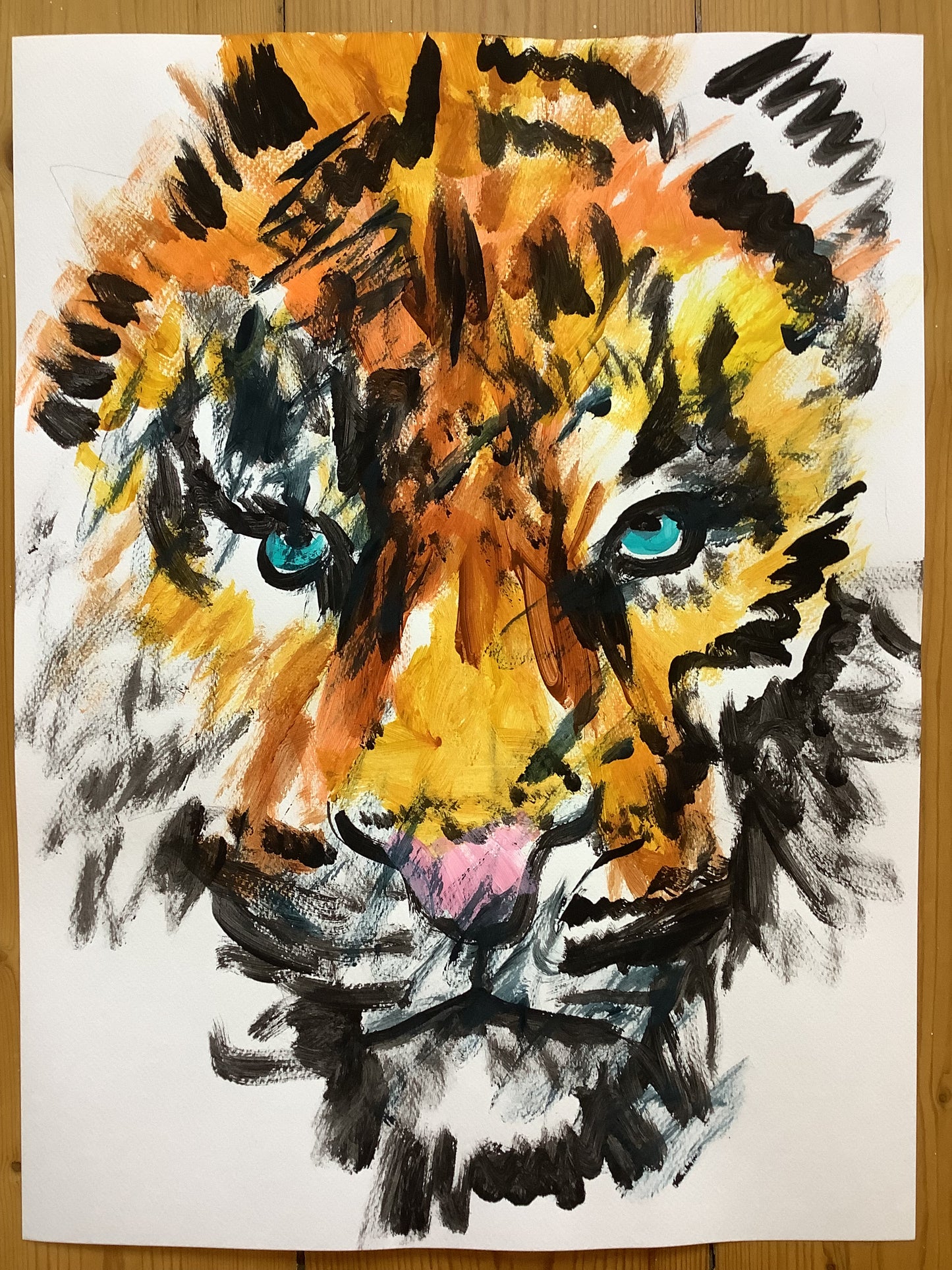 2023 Tiger 7 - 48cm x 36cm