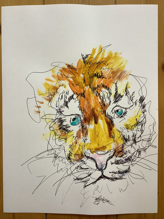 2023 Tiger 9 - 48cm x 36cm