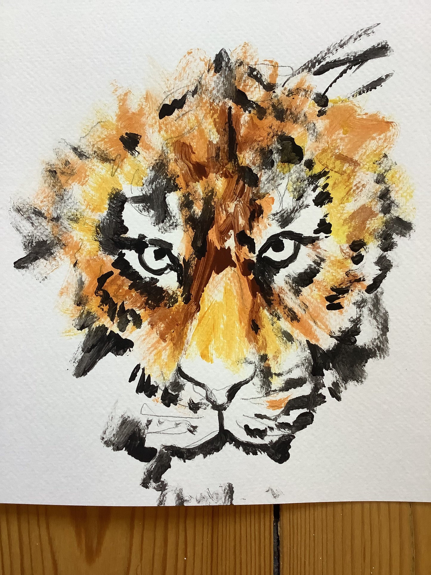 2023 Tiger 6 - 48cm x 36cm