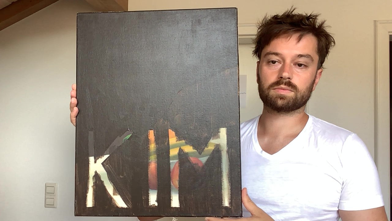 KIM (Übermalung), 2015 - 50cm x 40cm