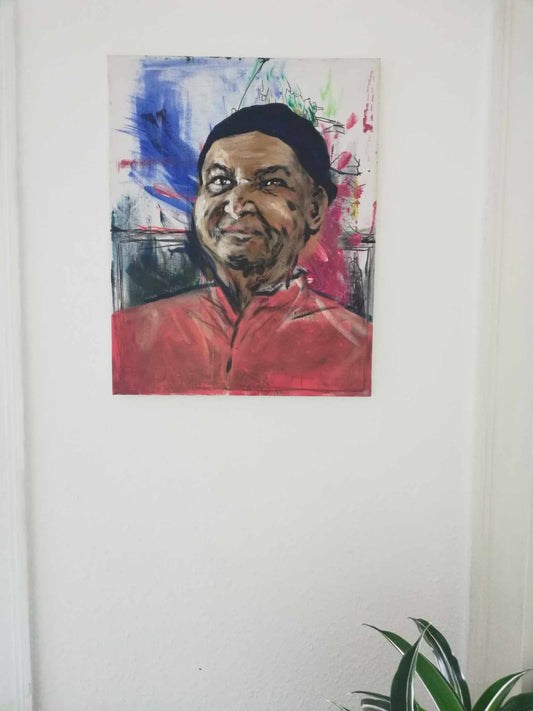 Papaji, 2017 - 50cm x 40cm
