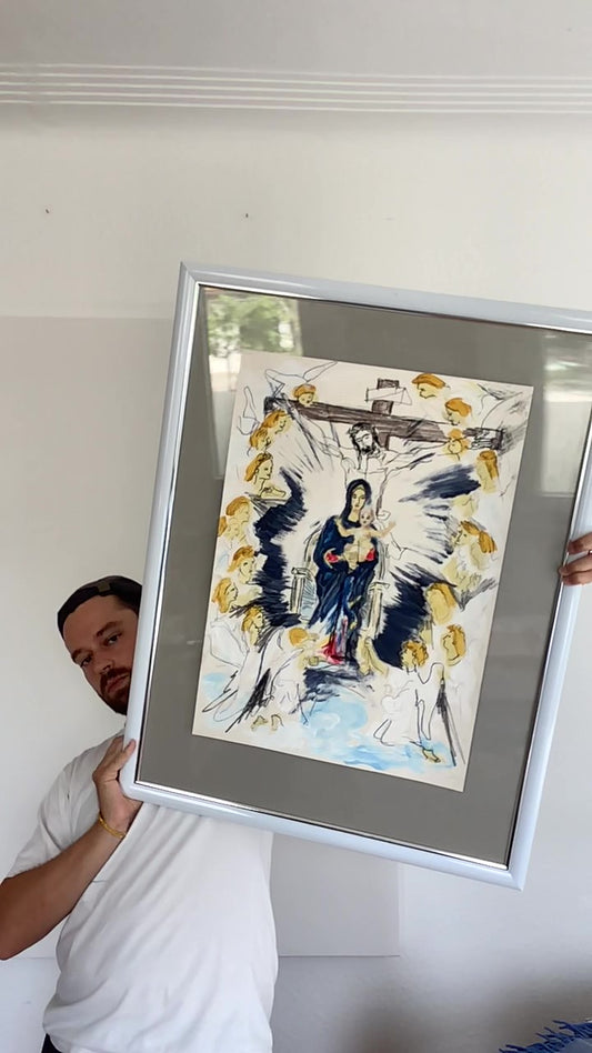 Maria mit Kind (nach Bouguereau), 2023 - 60cm x 43cm