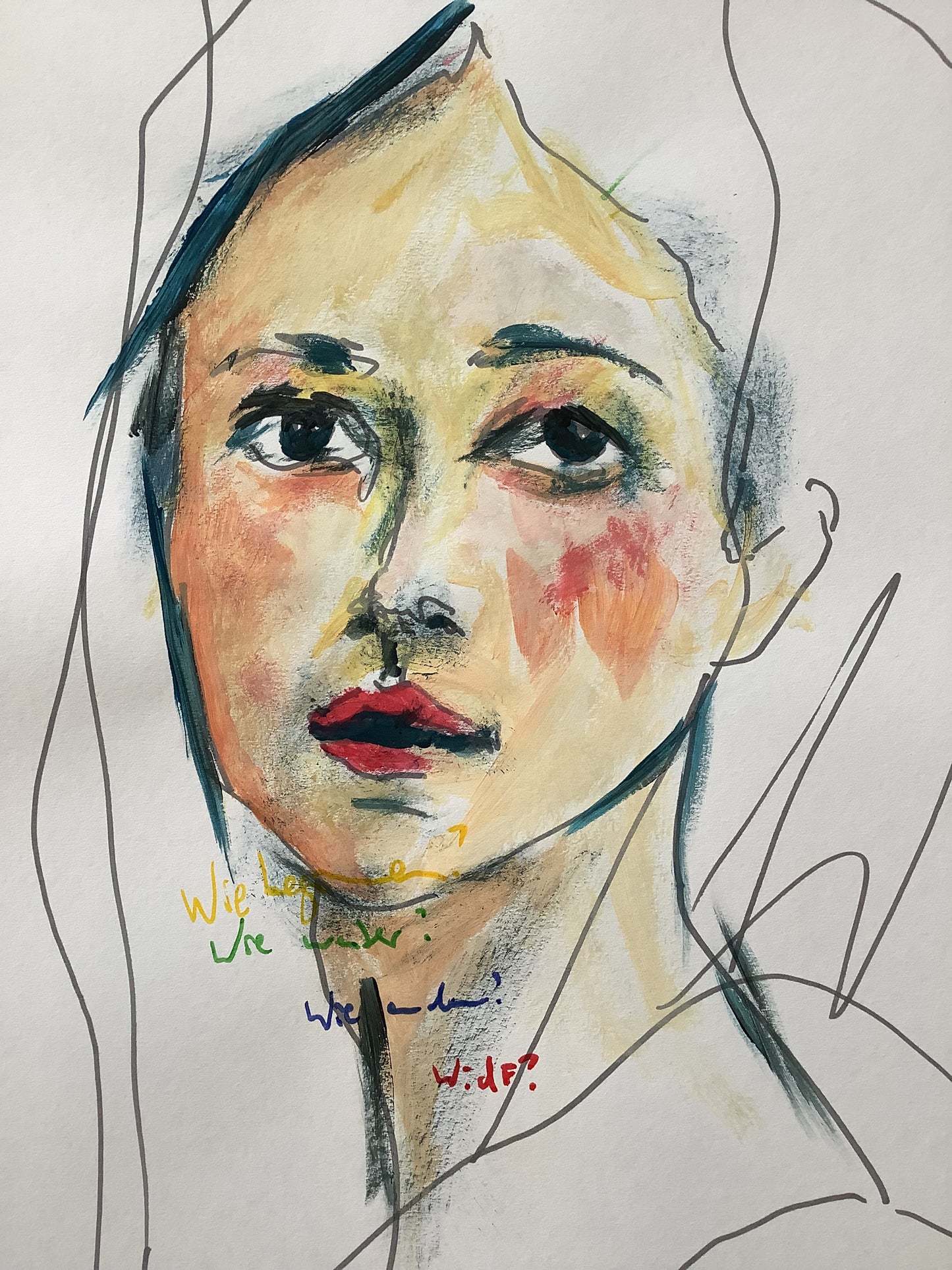 Juli 2023 Nr.22 - Portrait - 59cm x 42cm