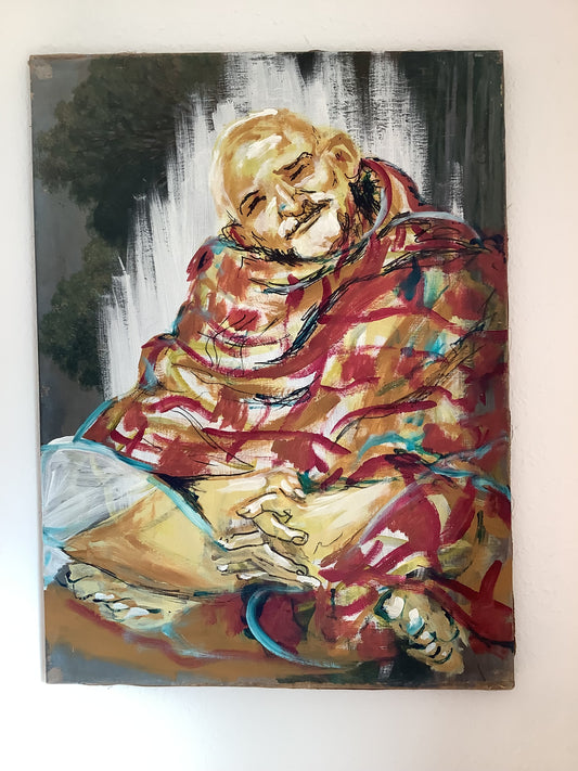 Neem Karoli Baba (Maharajji), 2020 - 85cm x 63cm