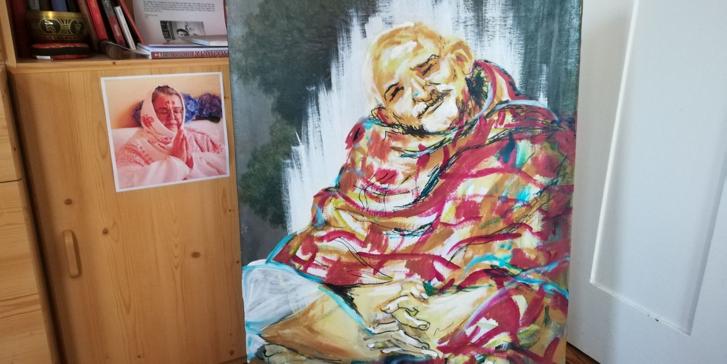 Neem Karoli Baba (Maharajji), 2020 - 85cm x 63cm