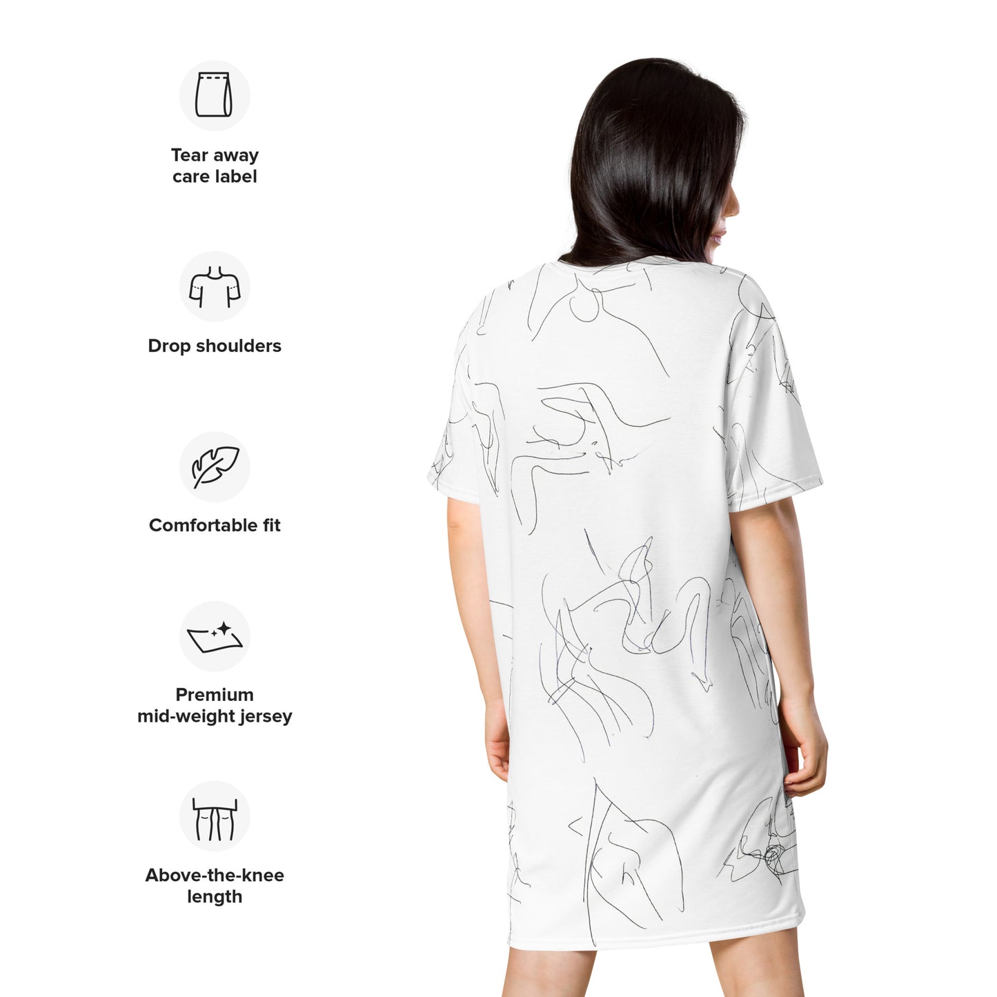 T-Shirt-Kleid