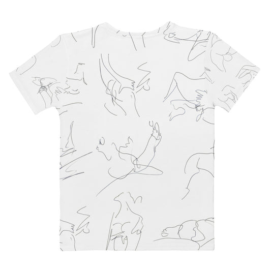 Damen-Allover-T-Shirt