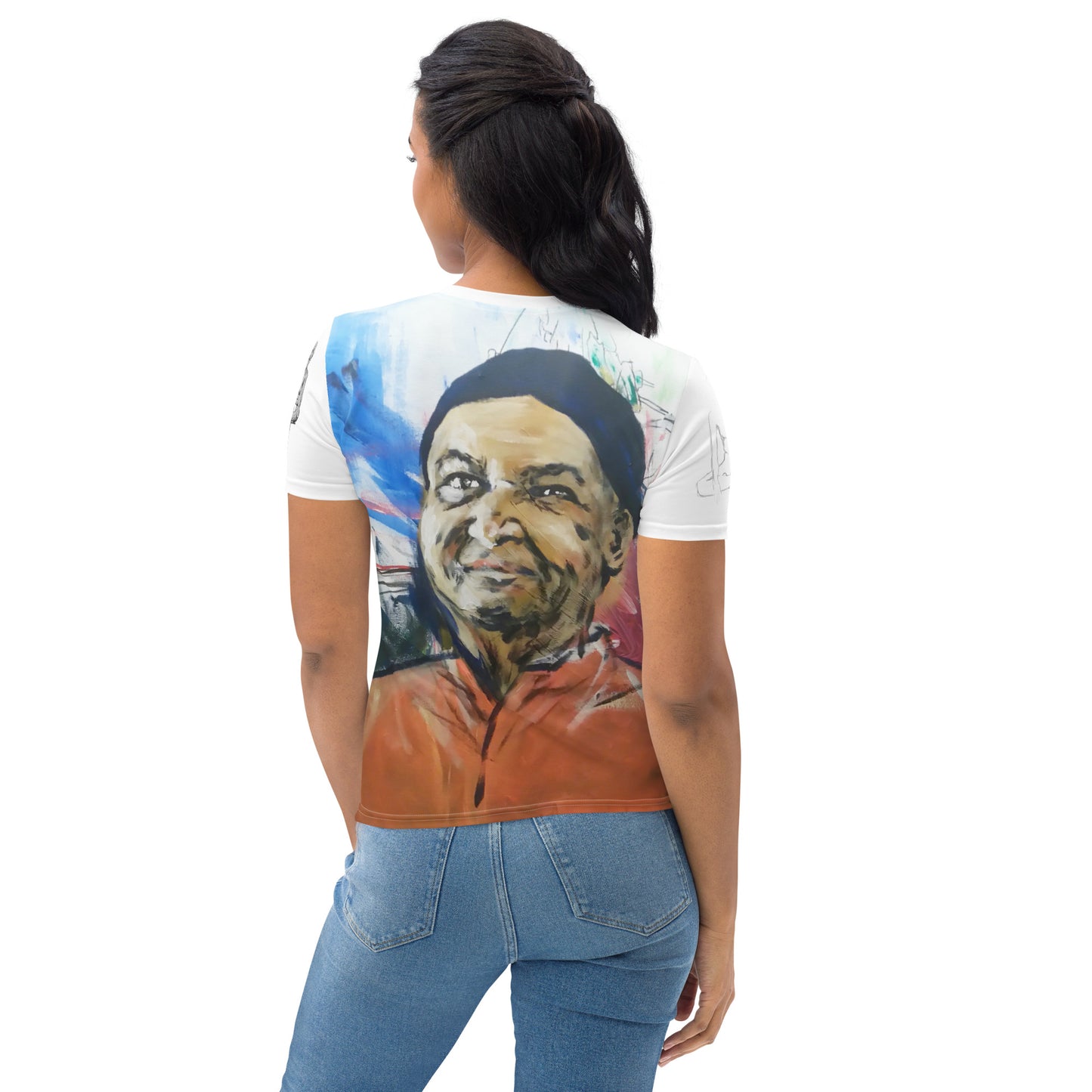 Damen-Allover-T-Shirt