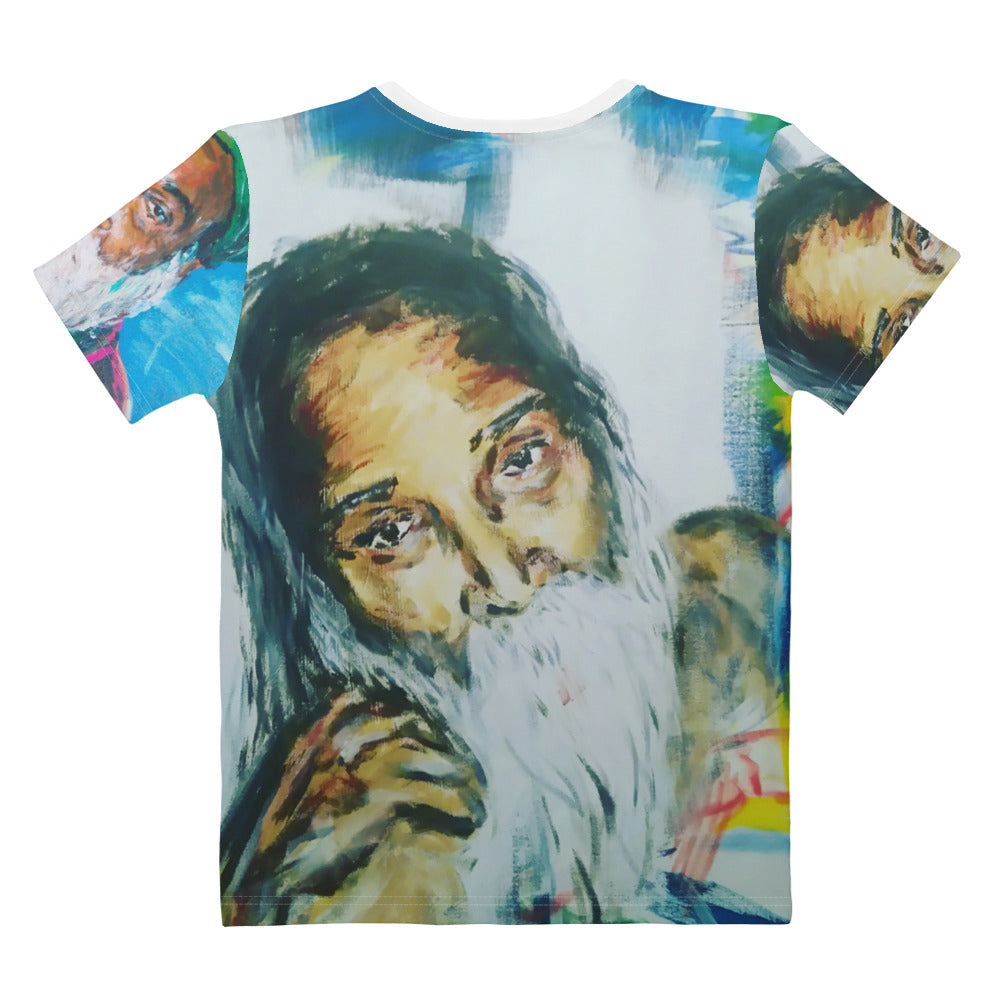 Damen-Allover-T-Shirt