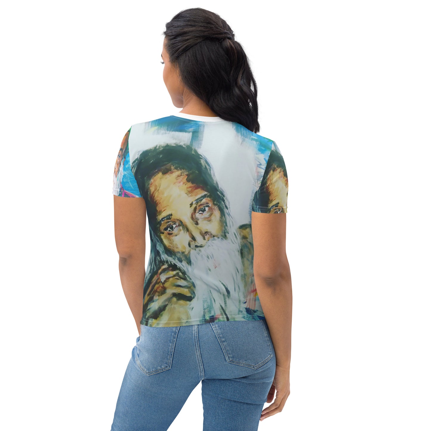 Damen-Allover-T-Shirt