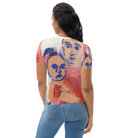 Damen-Allover-T-Shirt