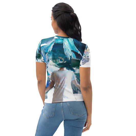 Damen-Allover-T-Shirt