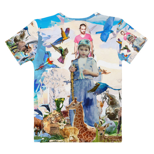 Damen-Allover-T-Shirt