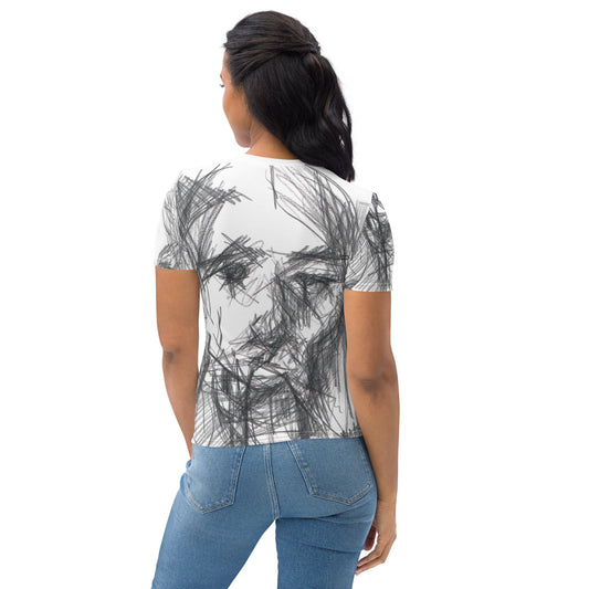 Damen-Allover-T-Shirt