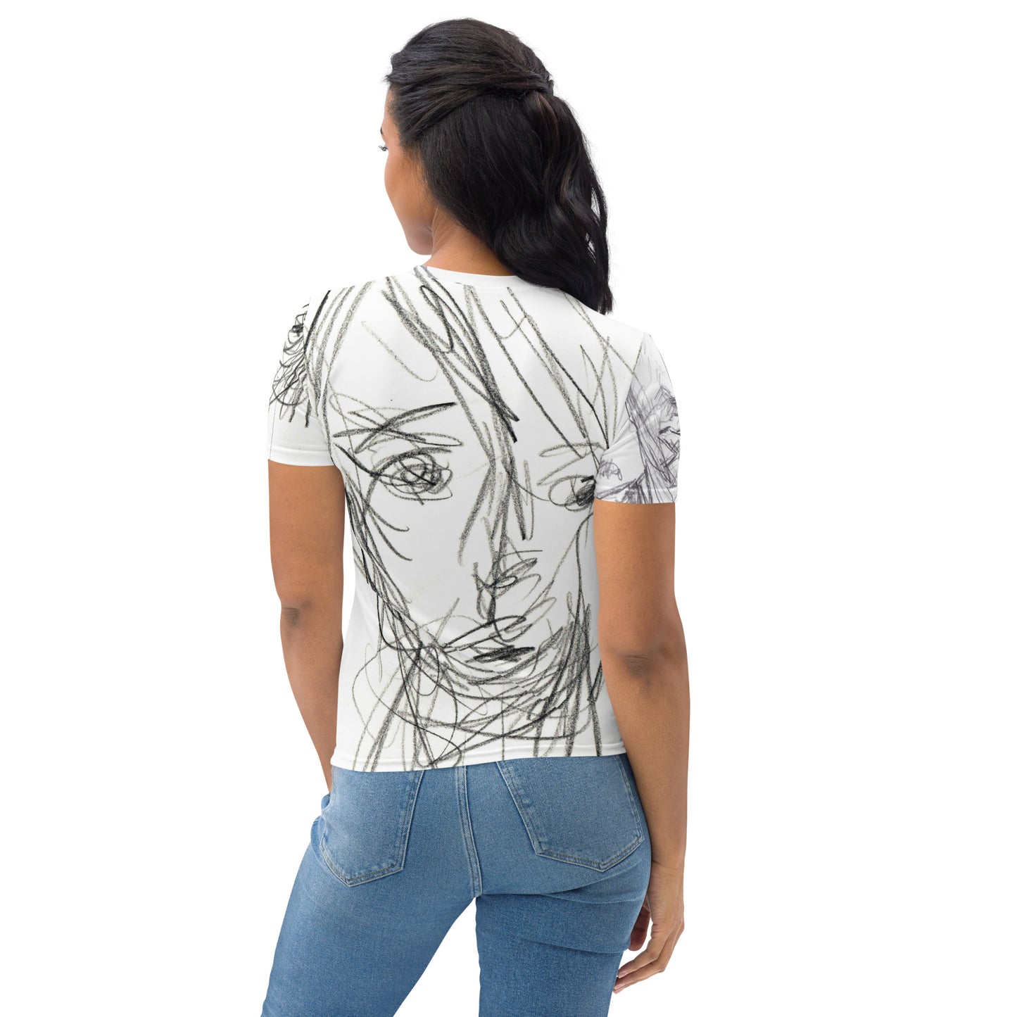 Damen-Allover-T-Shirt