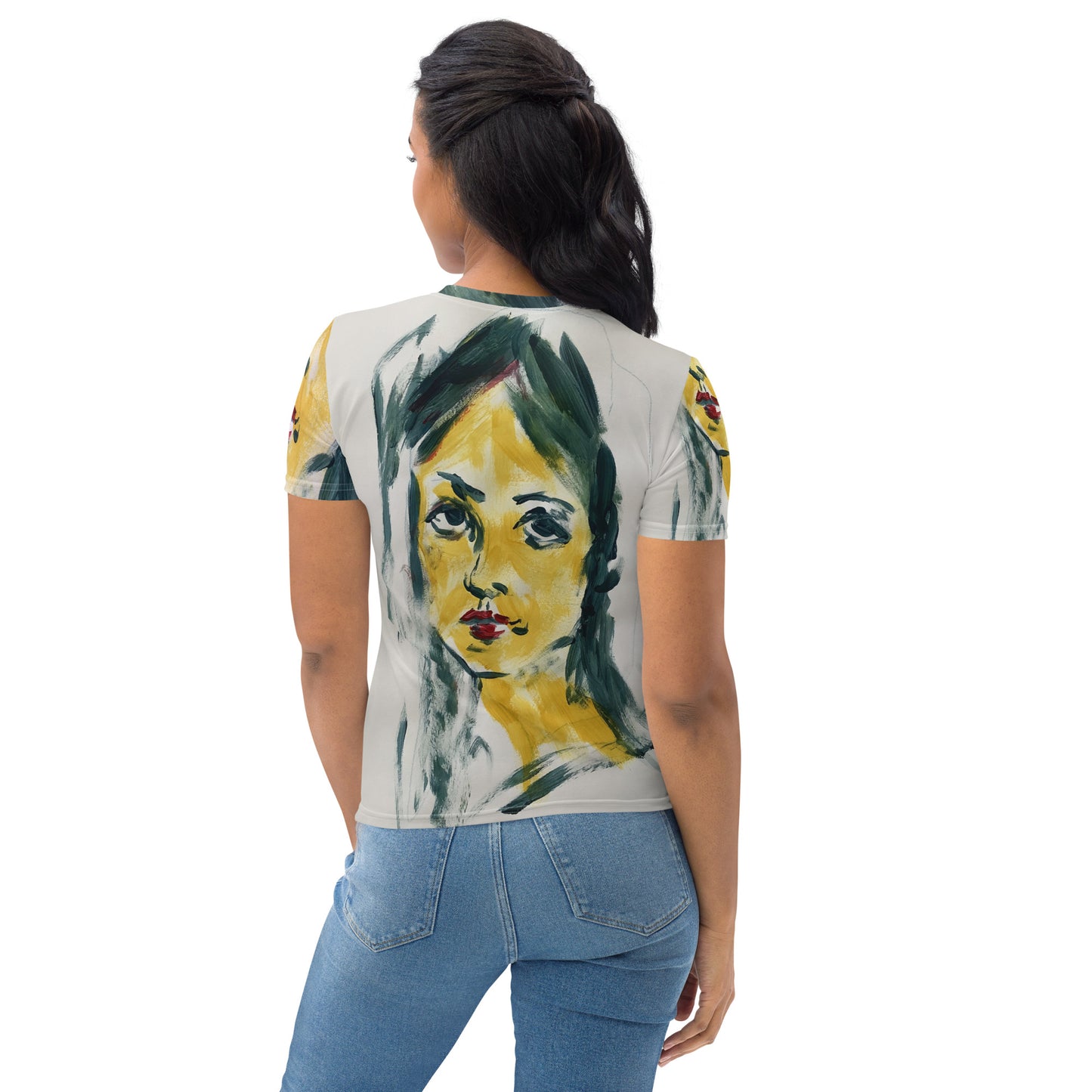Damen-Allover-T-Shirt