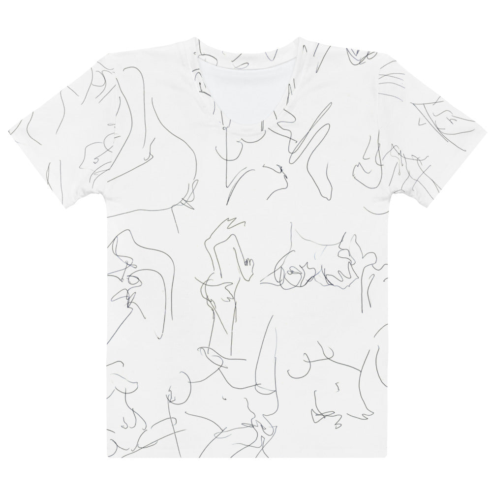 Damen-Allover-T-Shirt