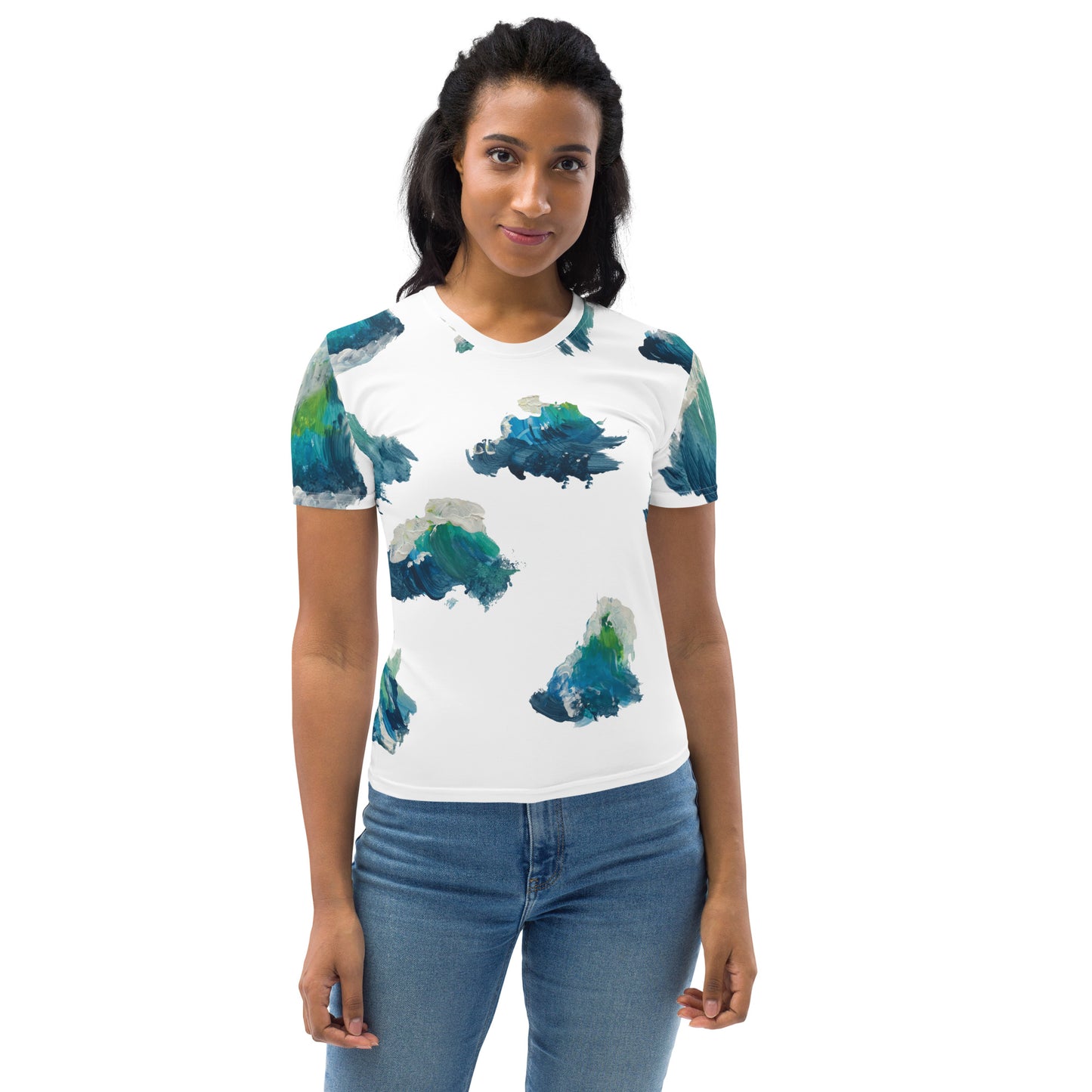 Damen-Allover-T-Shirt