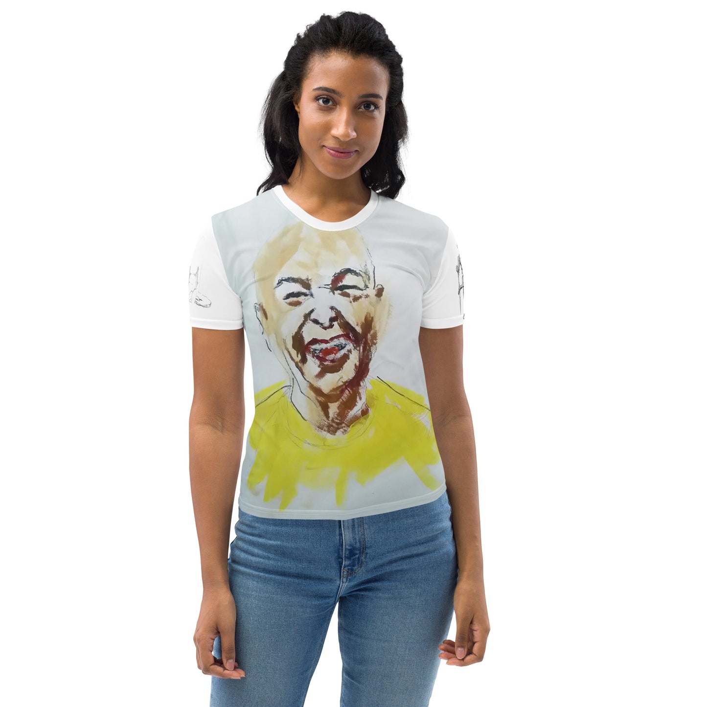 Damen-Allover-T-Shirt
