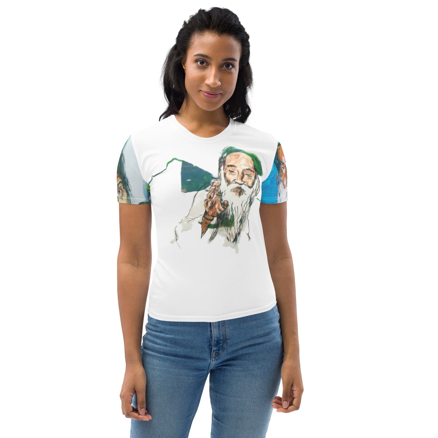 Damen-Allover-T-Shirt