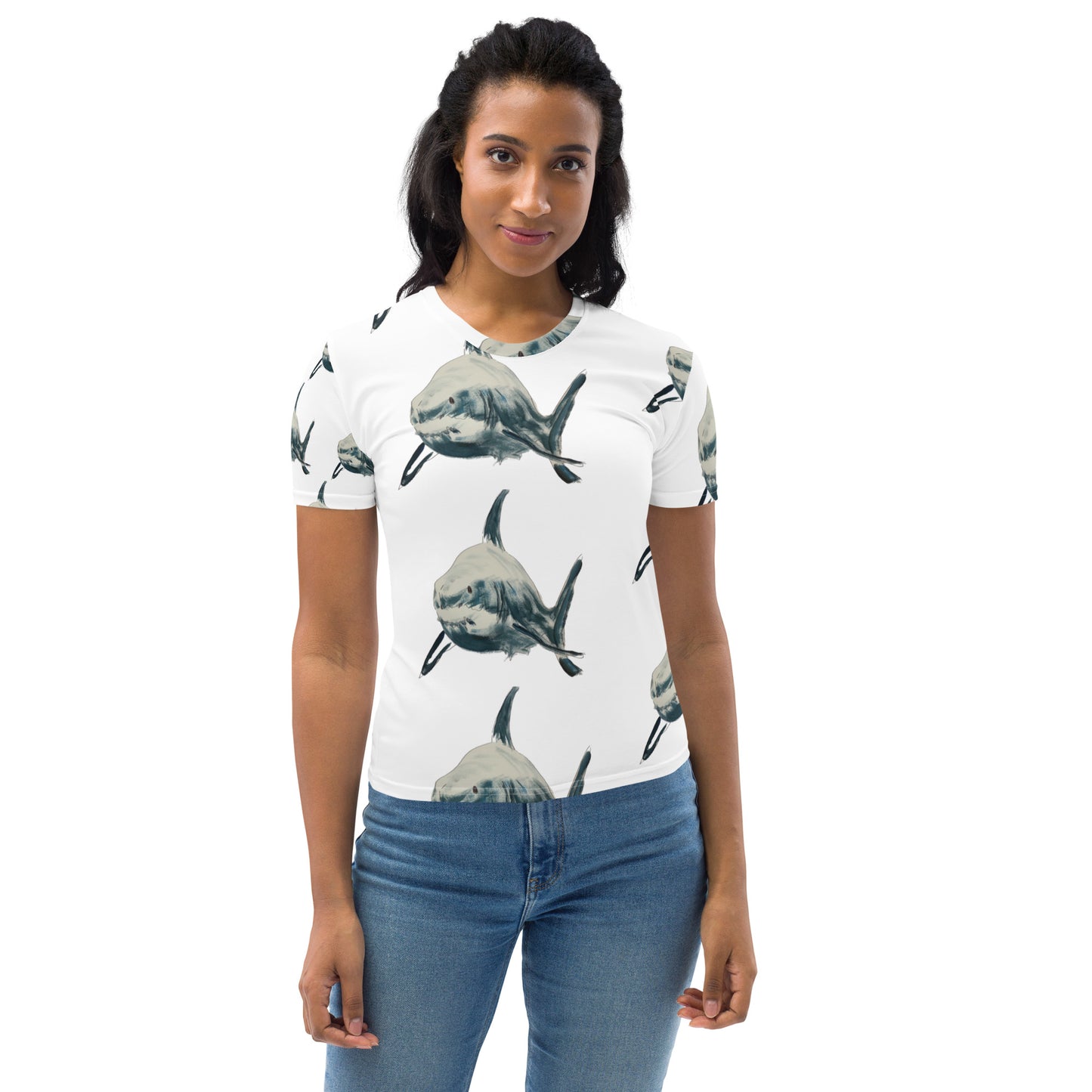 Damen-Allover-T-Shirt