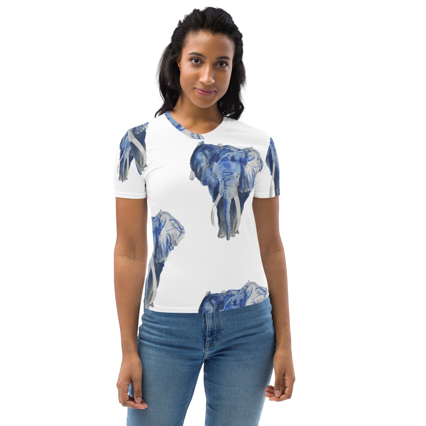 Damen-Allover-T-Shirt