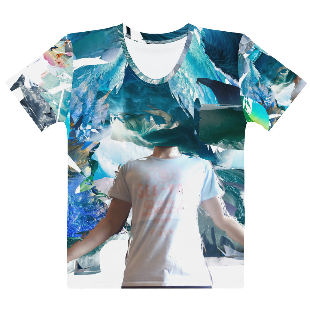 Damen-Allover-T-Shirt