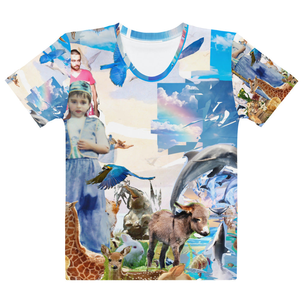 Damen-Allover-T-Shirt