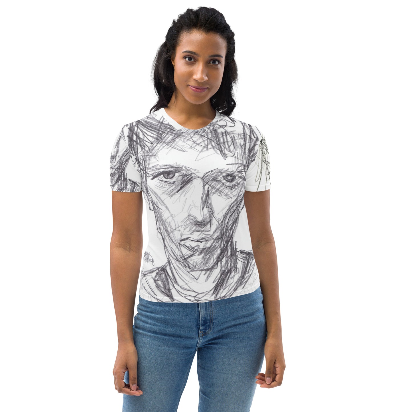 Damen-Allover-T-Shirt