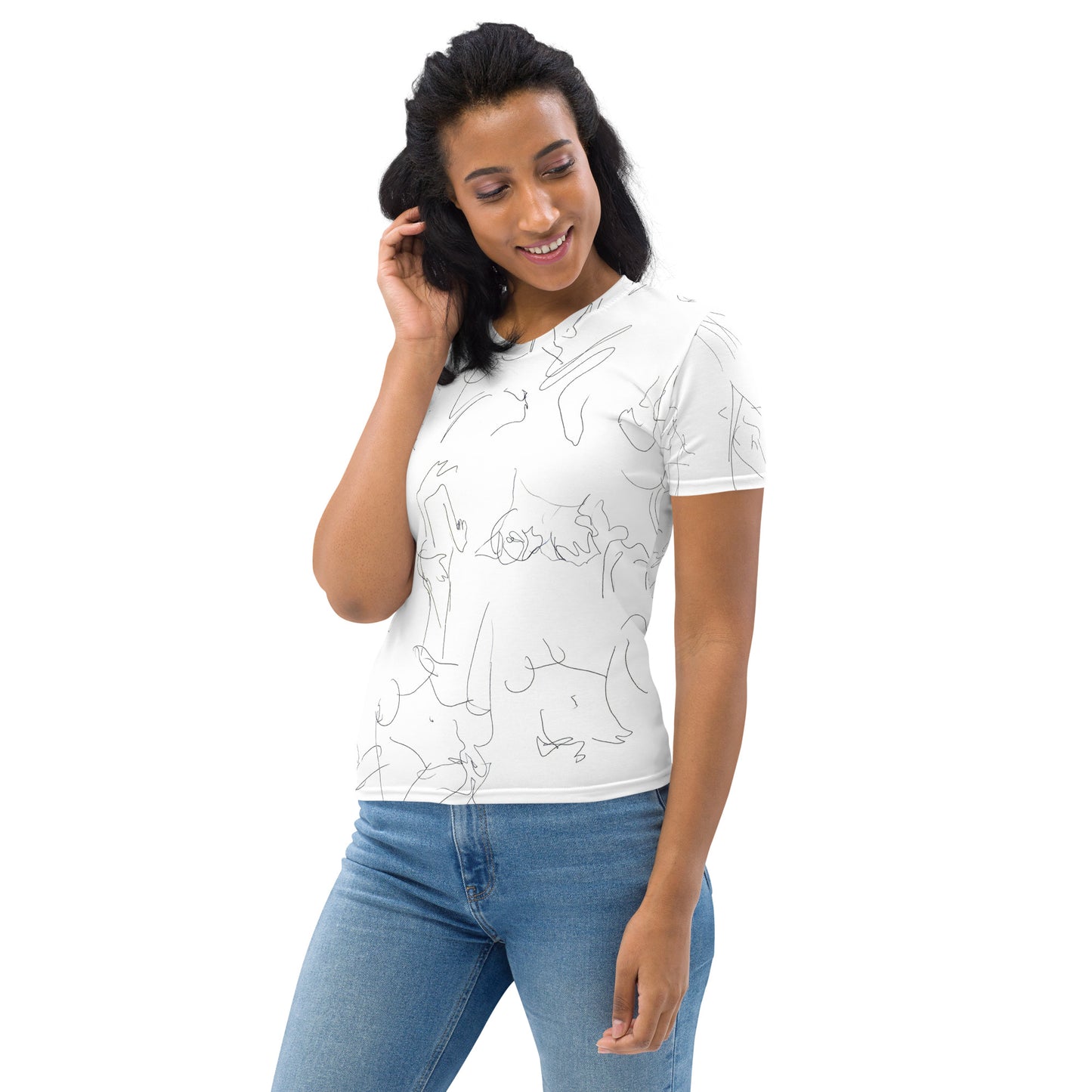 Damen-Allover-T-Shirt