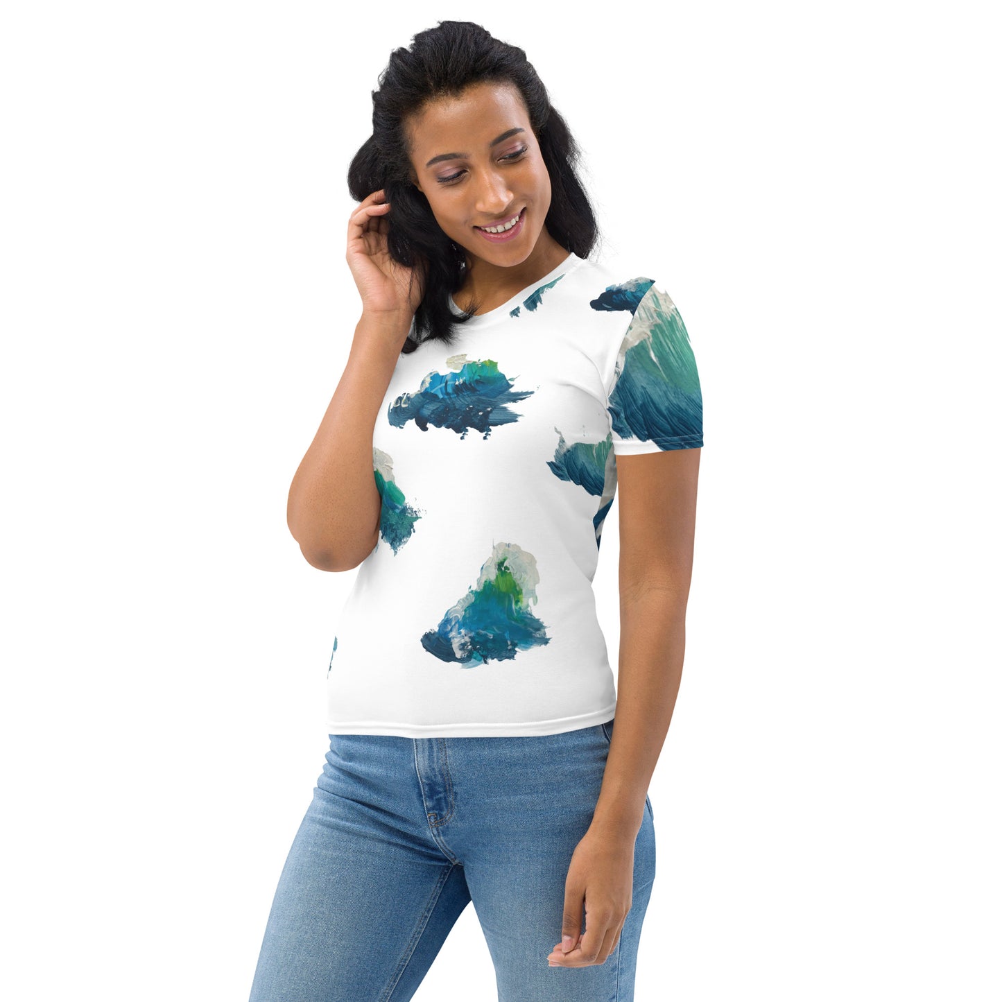Damen-Allover-T-Shirt