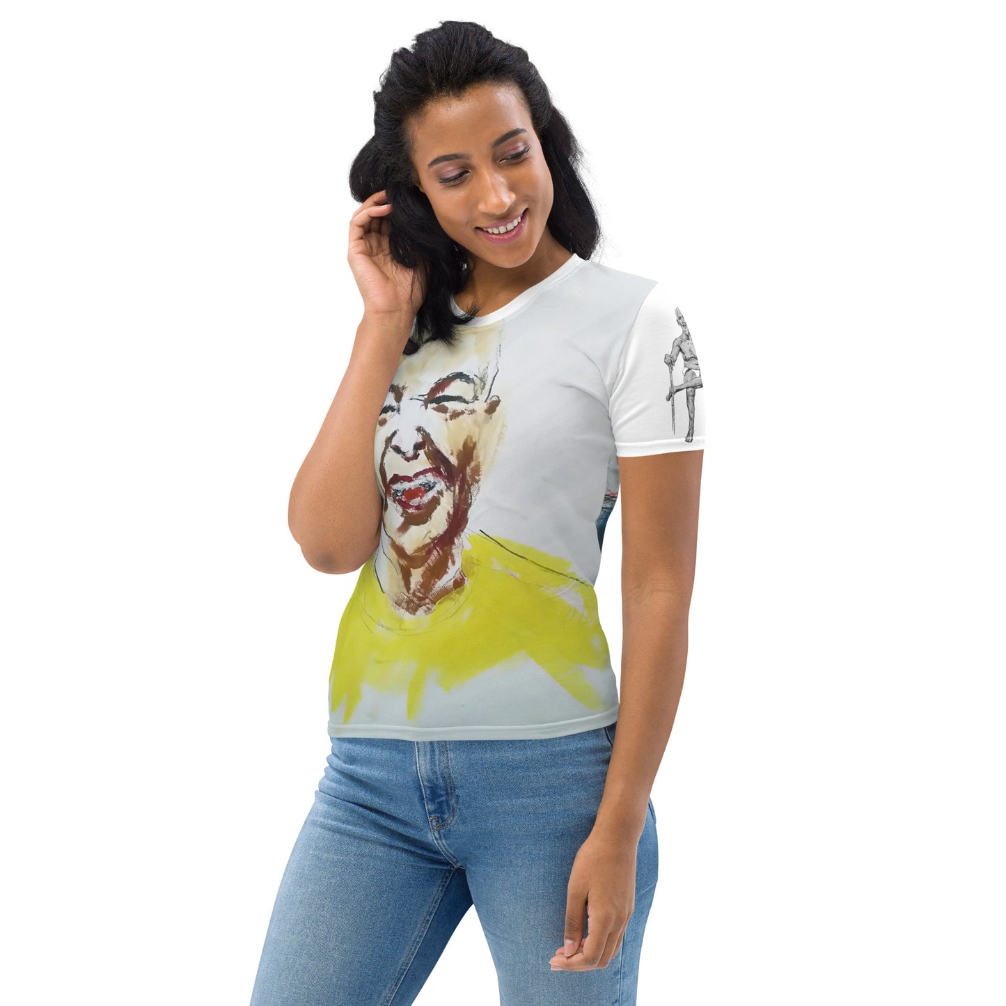 Damen-Allover-T-Shirt