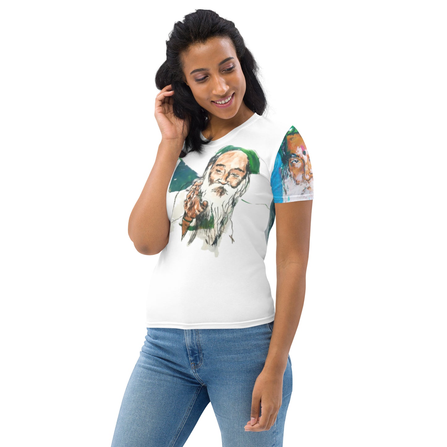 Damen-Allover-T-Shirt