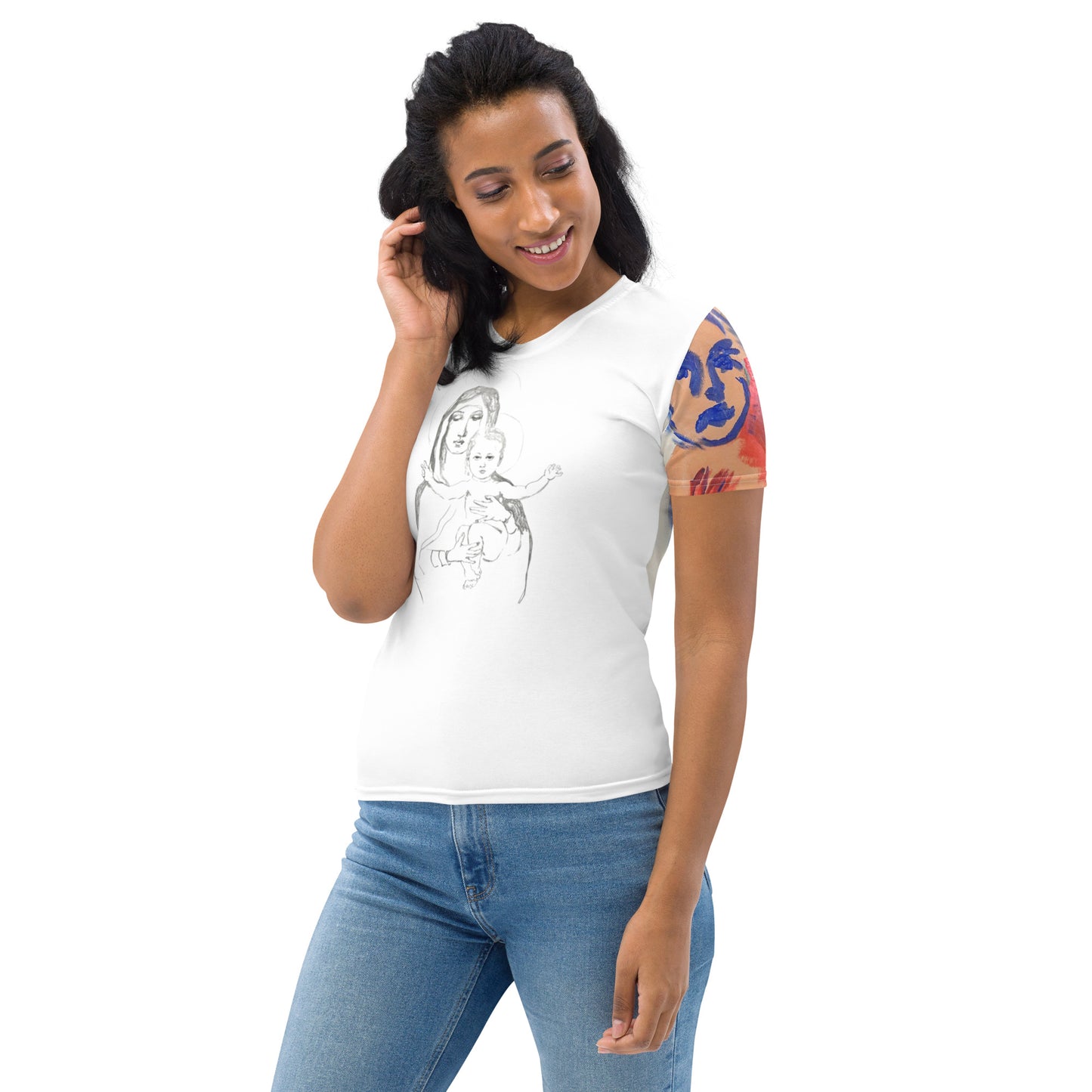 Damen-Allover-T-Shirt