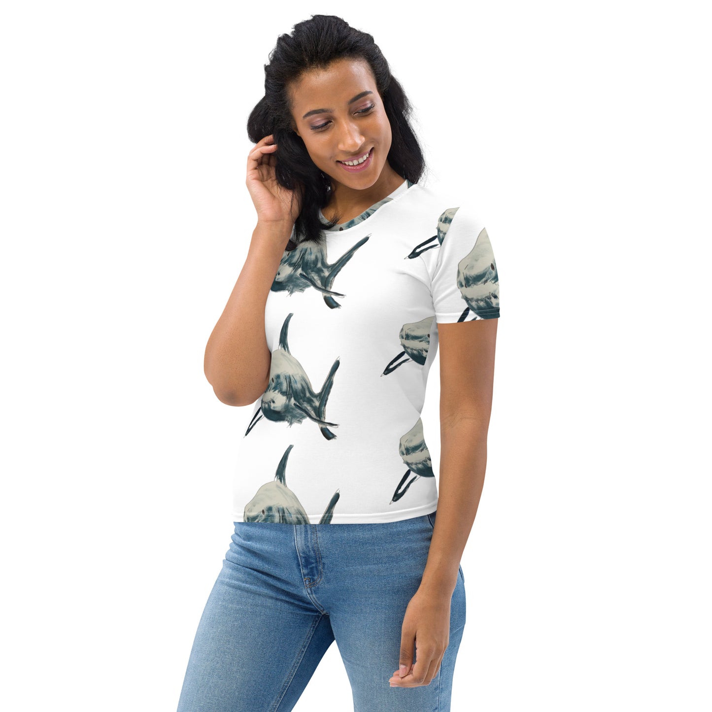 Damen-Allover-T-Shirt