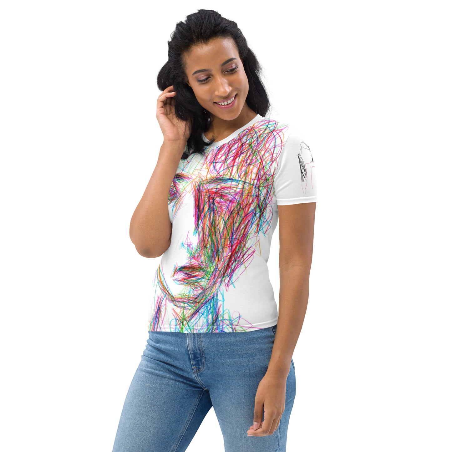 Damen-Allover-T-Shirt
