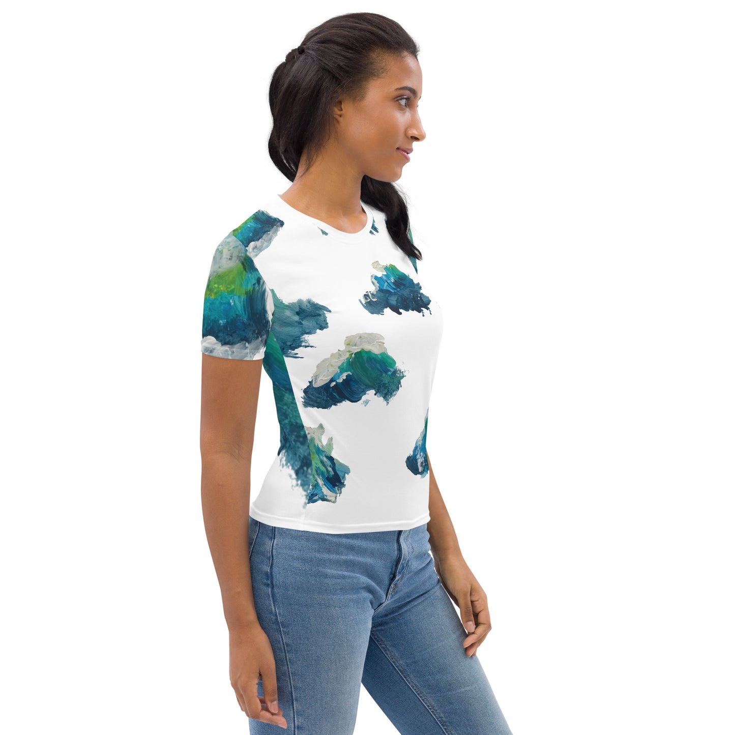 Damen-Allover-T-Shirt