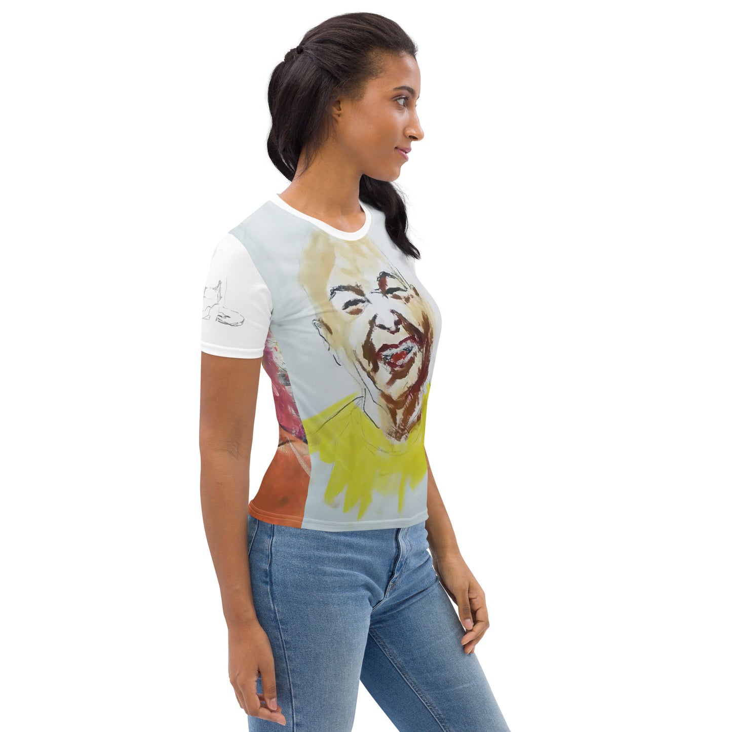 Damen-Allover-T-Shirt