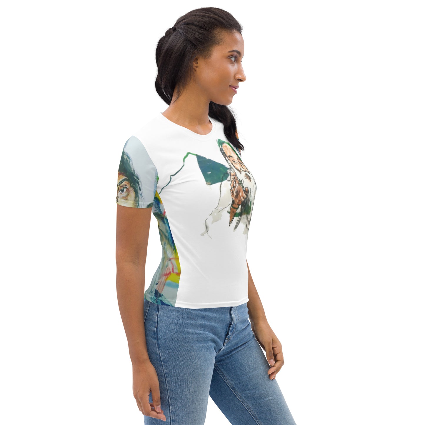 Damen-Allover-T-Shirt