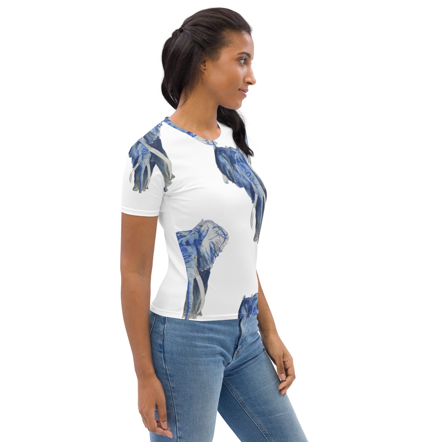 Damen-Allover-T-Shirt