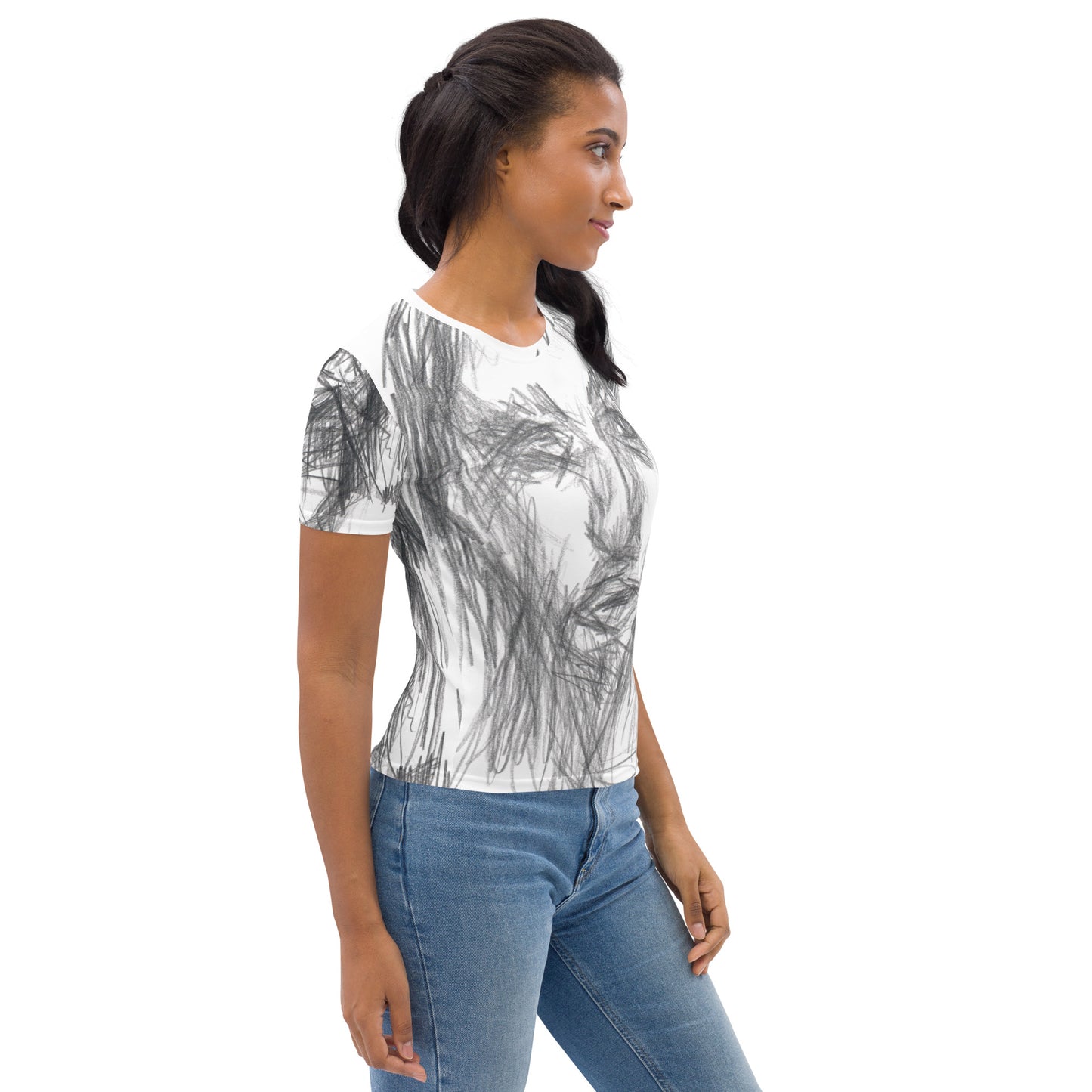 Damen-Allover-T-Shirt