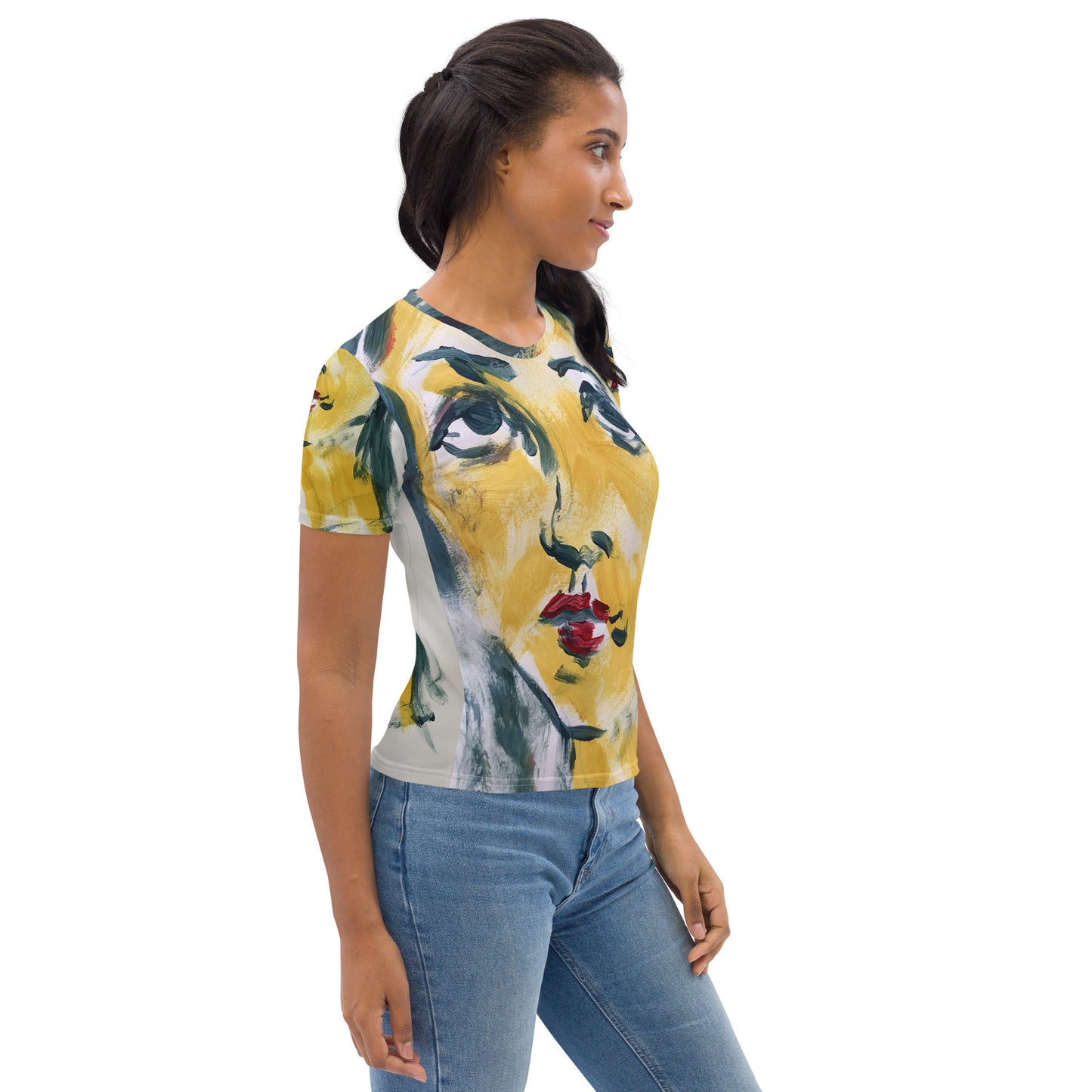 Damen-Allover-T-Shirt