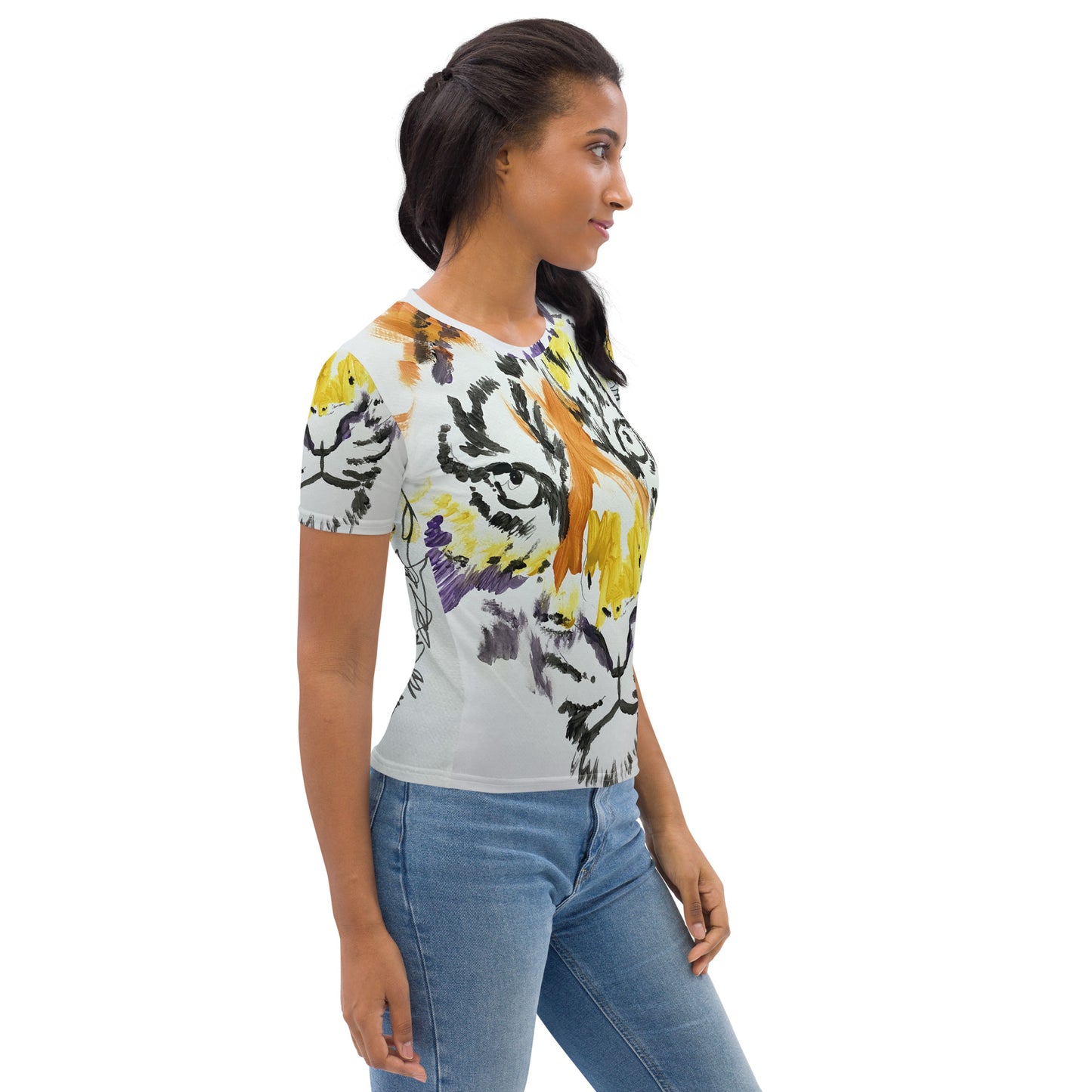 Damen-Allover-T-Shirt
