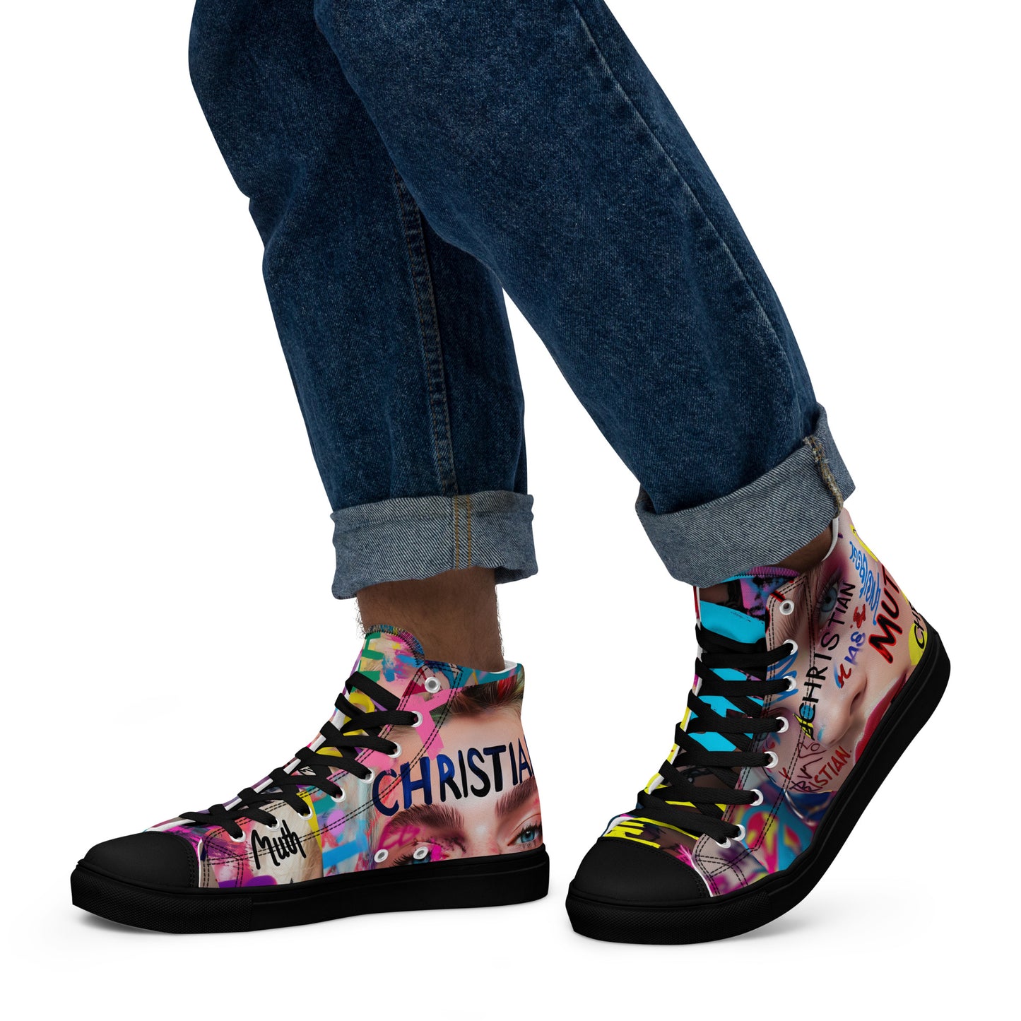 High-Top Leinenschuhe für Herren, Modell Christian