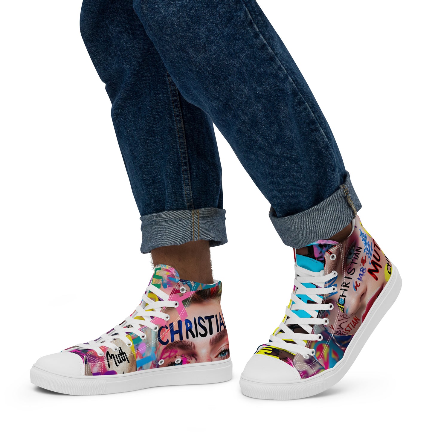 High-Top Leinenschuhe für Herren, Modell Christian