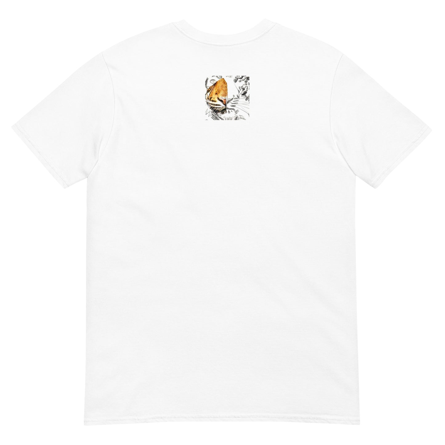 Unisex-T-Shirt hässlicher digitaler Tiger